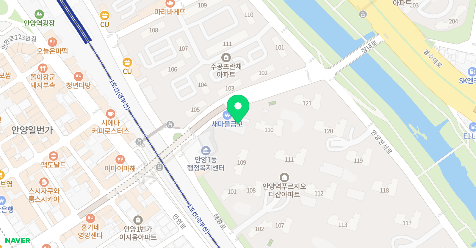 경희더샵진흥태권도장 위치