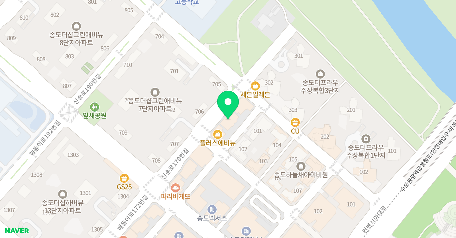 제슬리 영어학원 위치