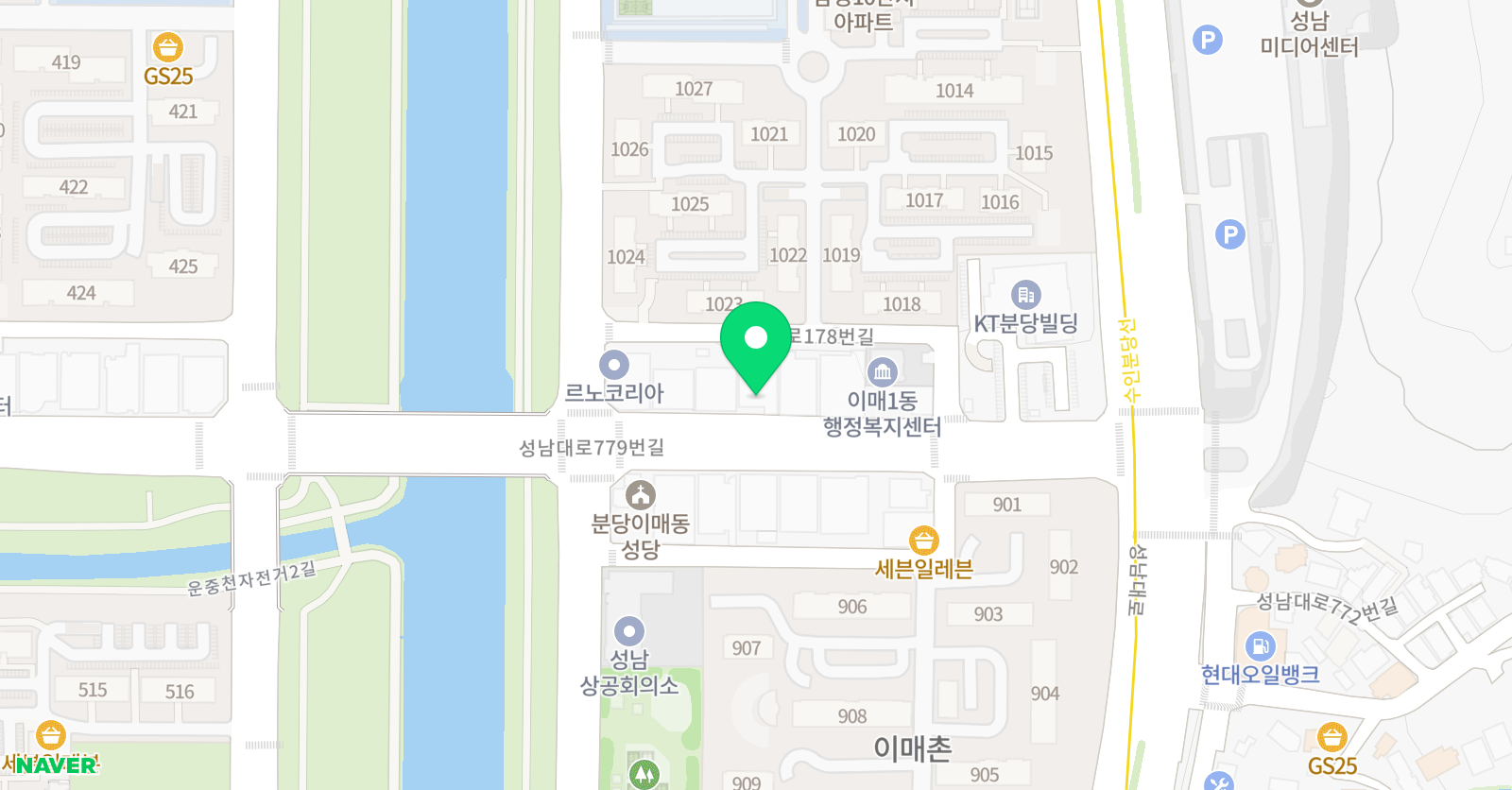 N 수학학원 위치