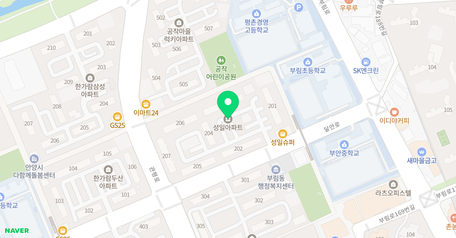 플레이팩토 & 요리수 연산학원 위치