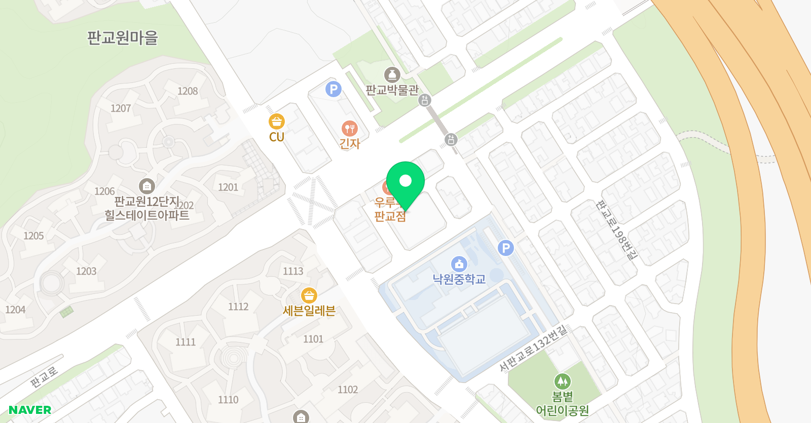 키즈스타일러 판교점 위치