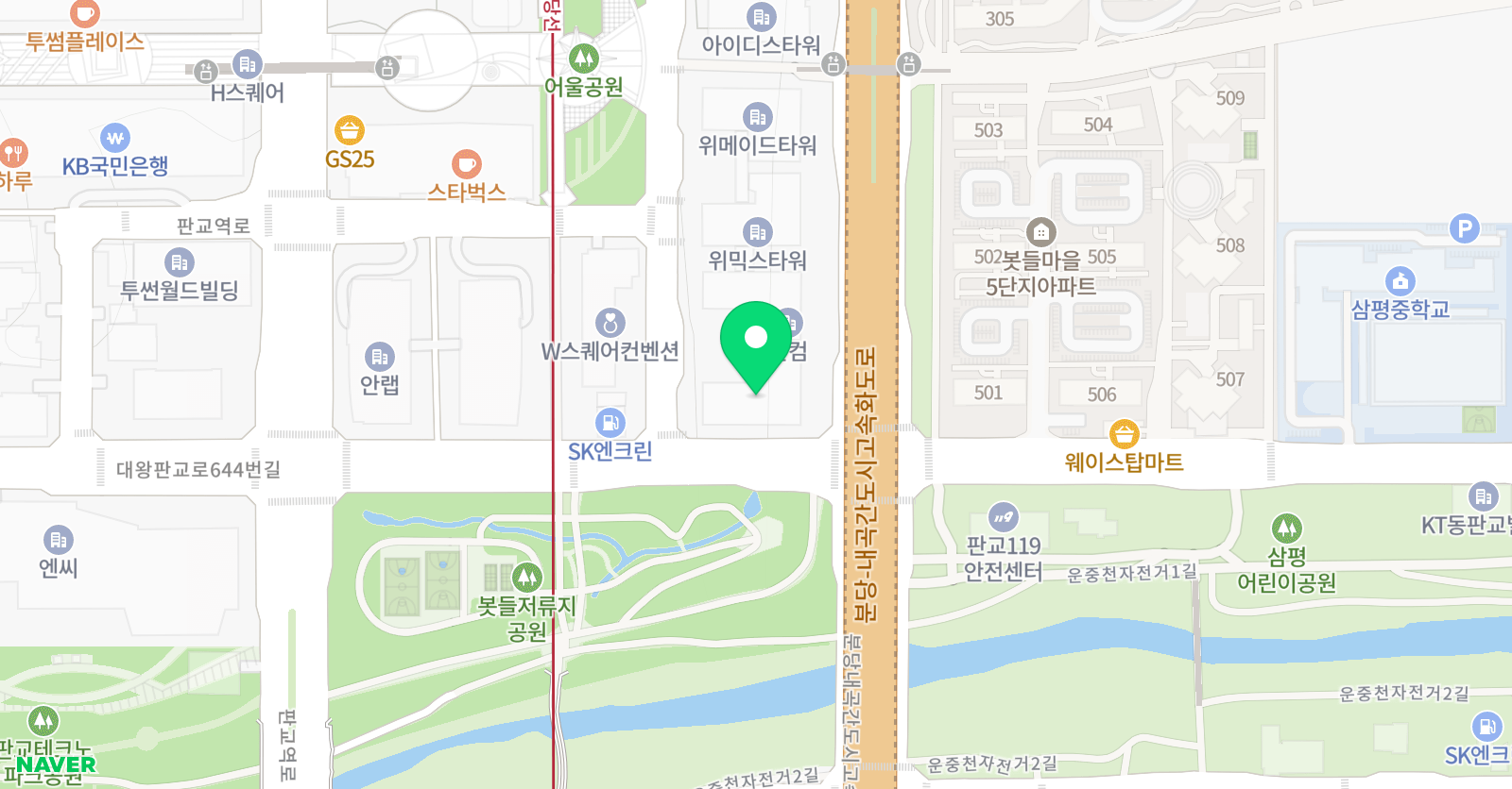 갤로핑 싸커 아카데미 위치