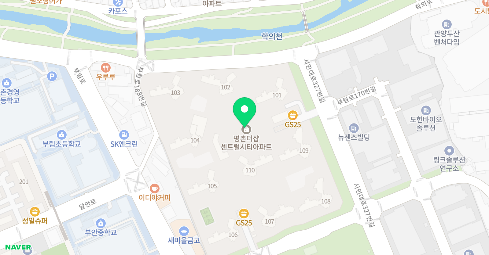 놀작마이아트 더샵앳홈 위치