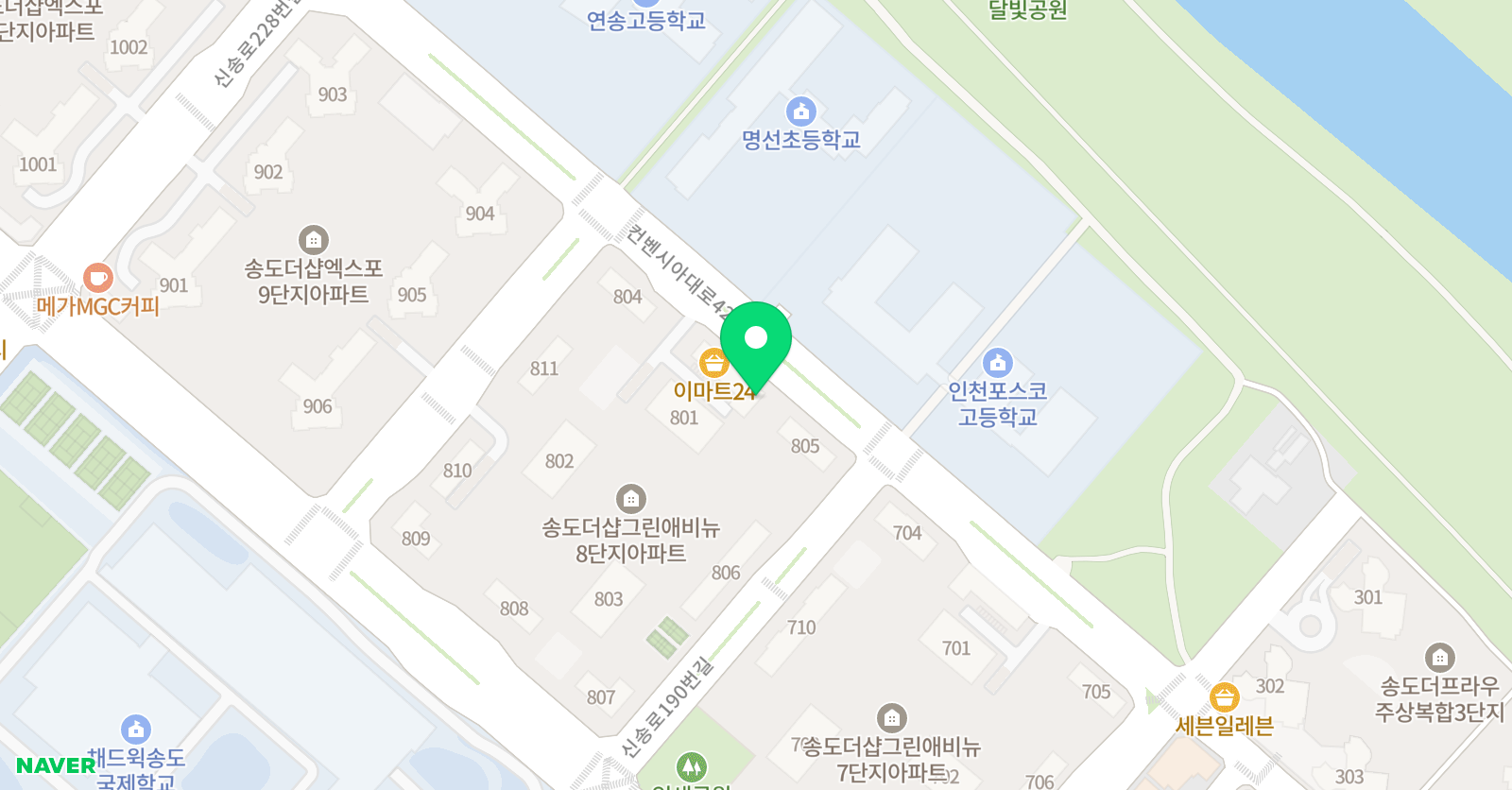 메리엘 피아노음악교습소 위치