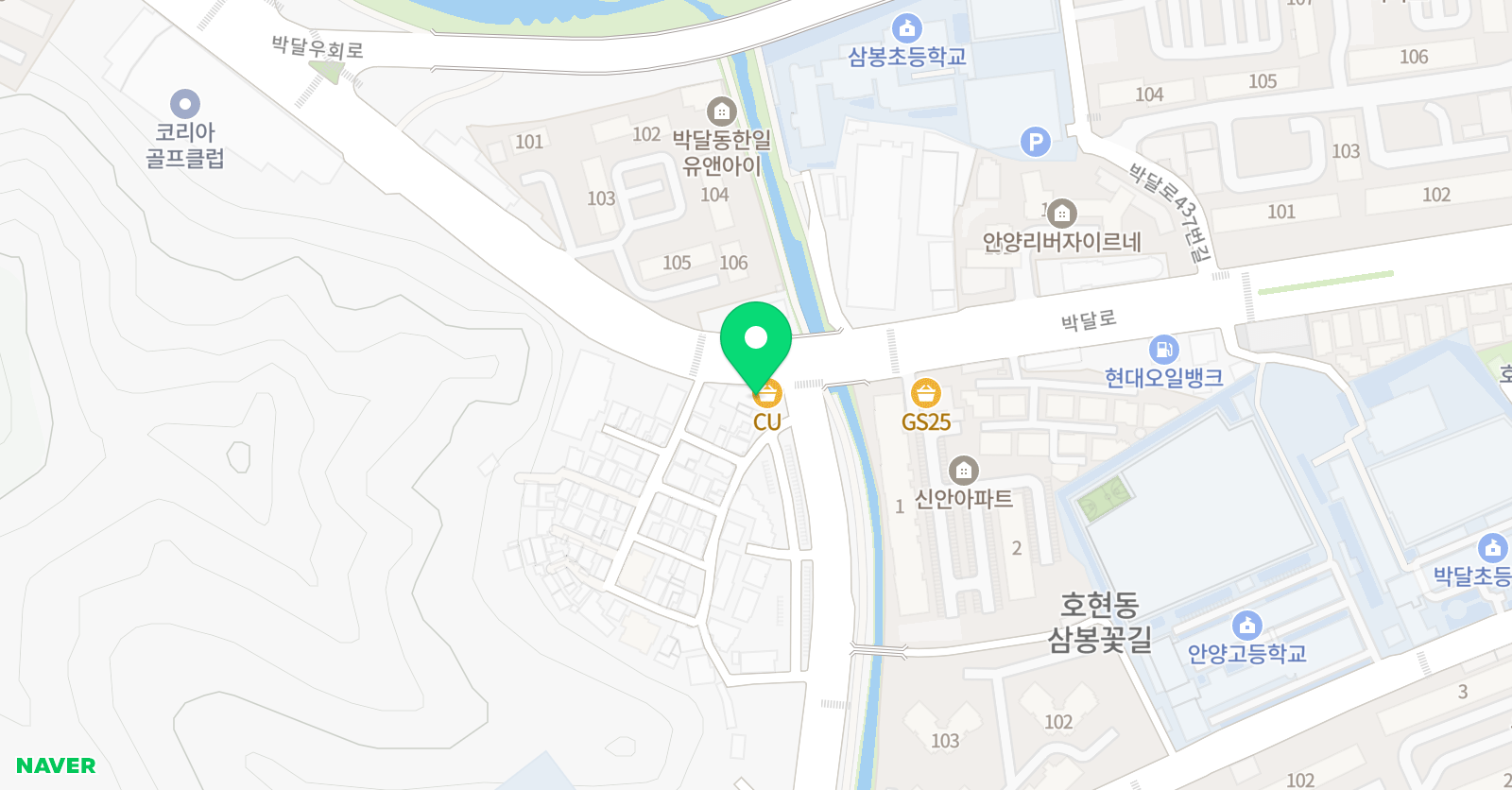 BT 수학학원 위치