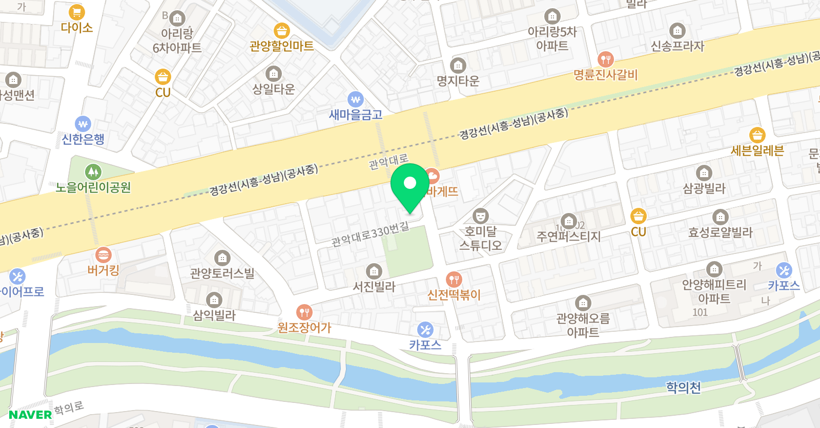 J TIGERS 태권도합기도인라인스키레슨 위치