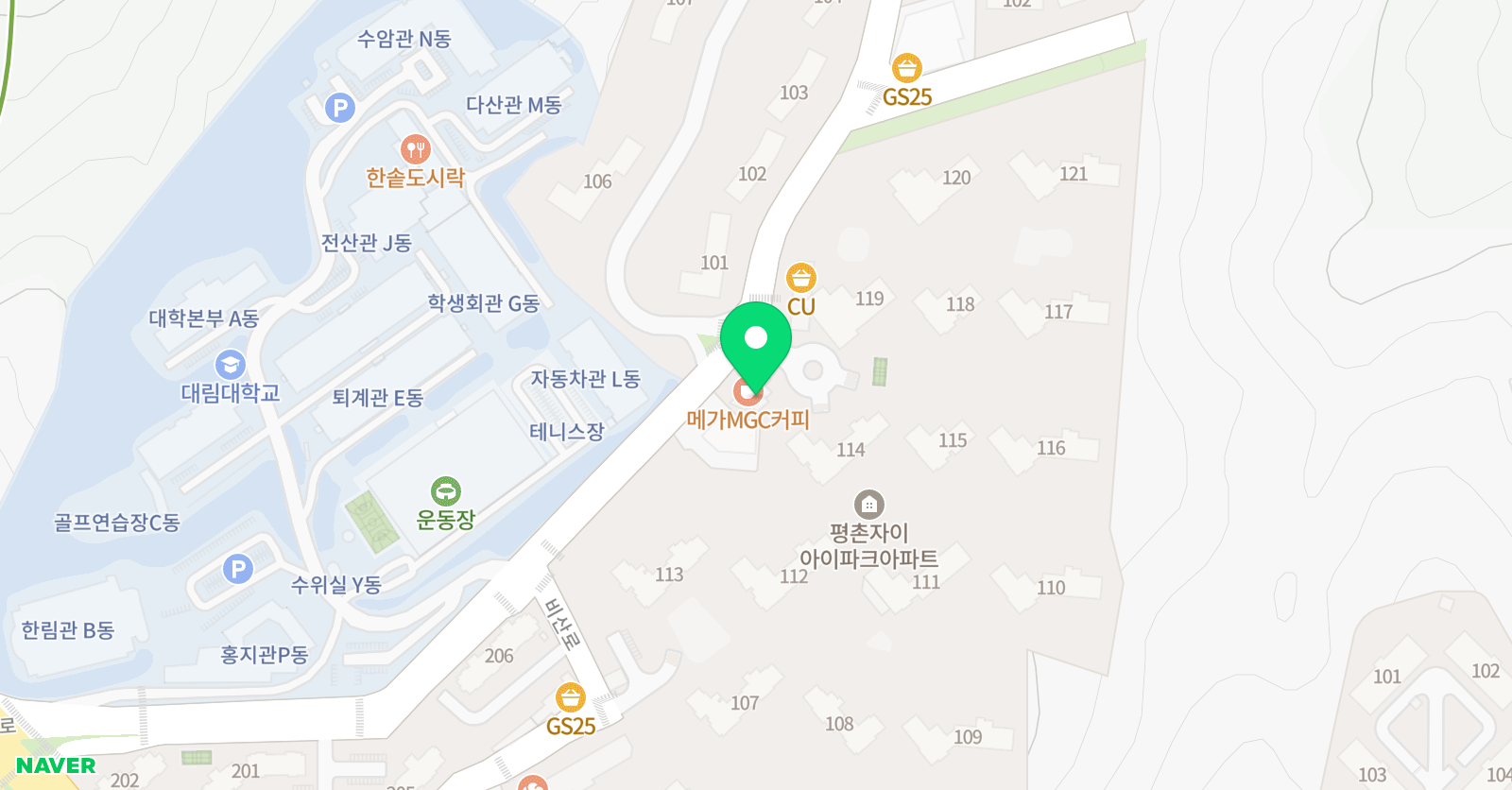 마벨 음악학원 위치