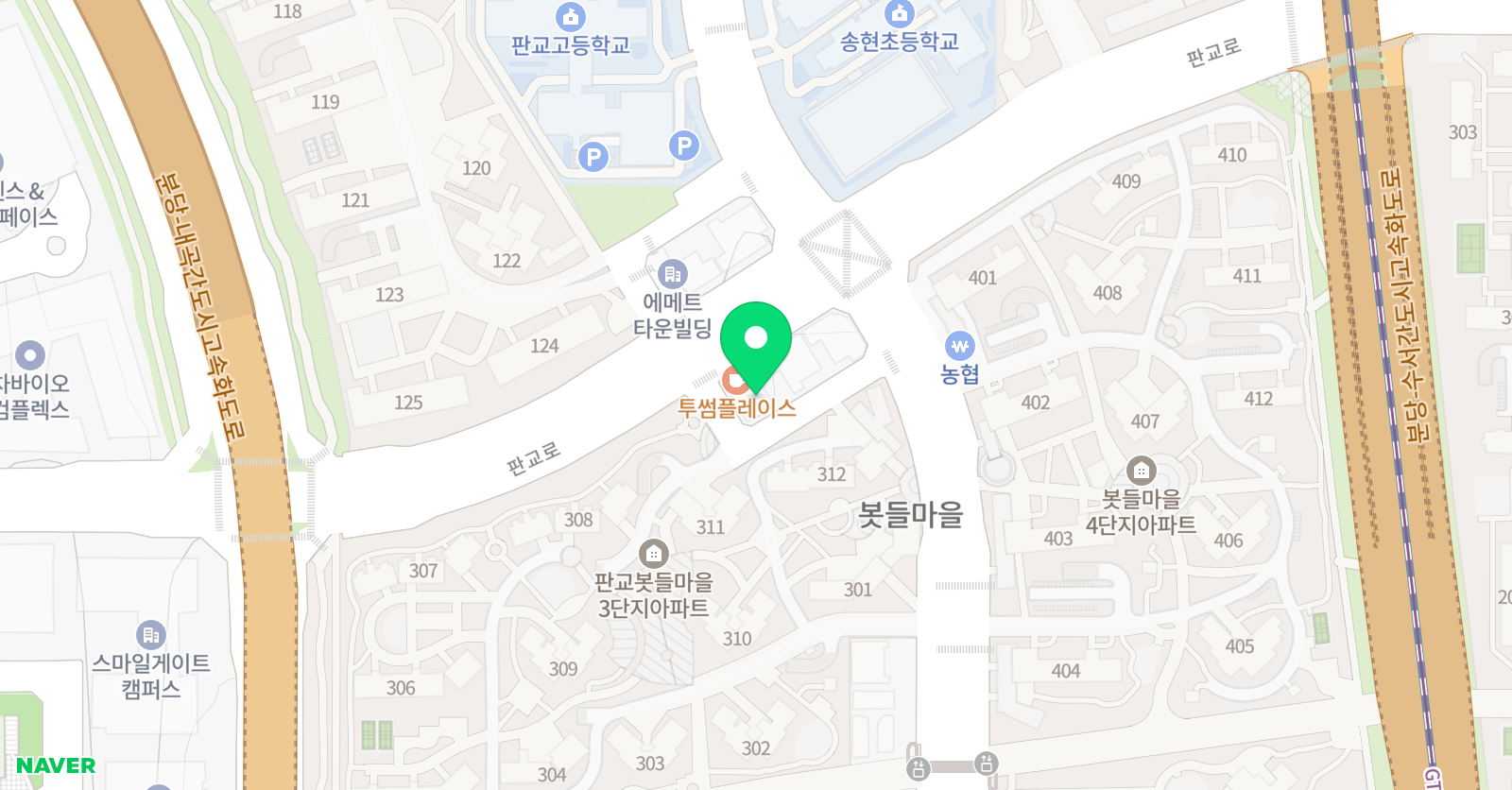잉글리쉬무무 판교제1학습관 위치