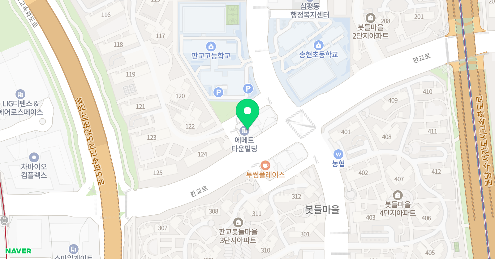 아트스타 아트 학원 판교점 위치