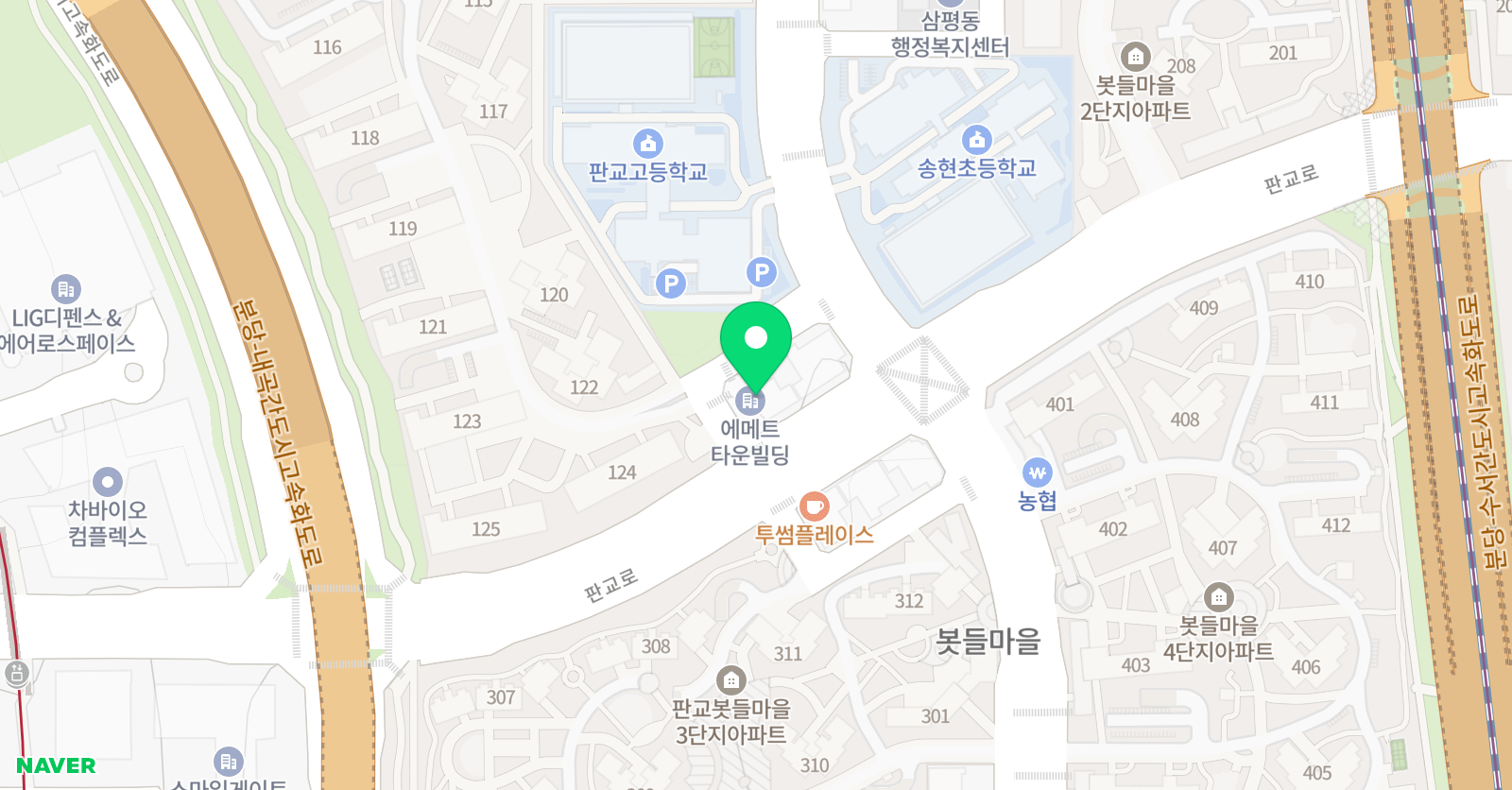 잼스 영어학원 위치