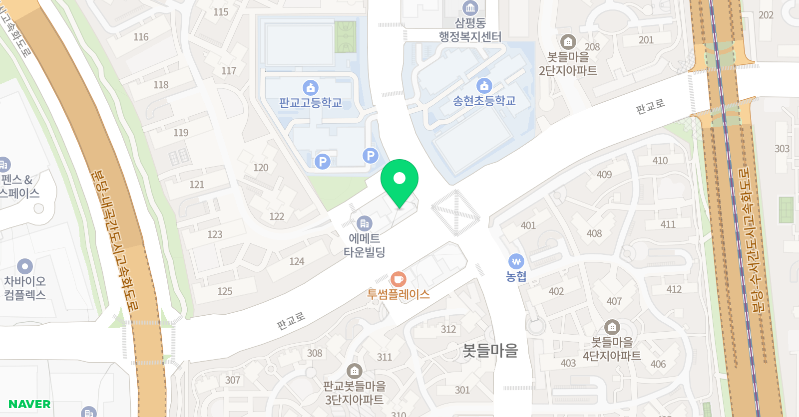 아임러닝어학원 2관 위치