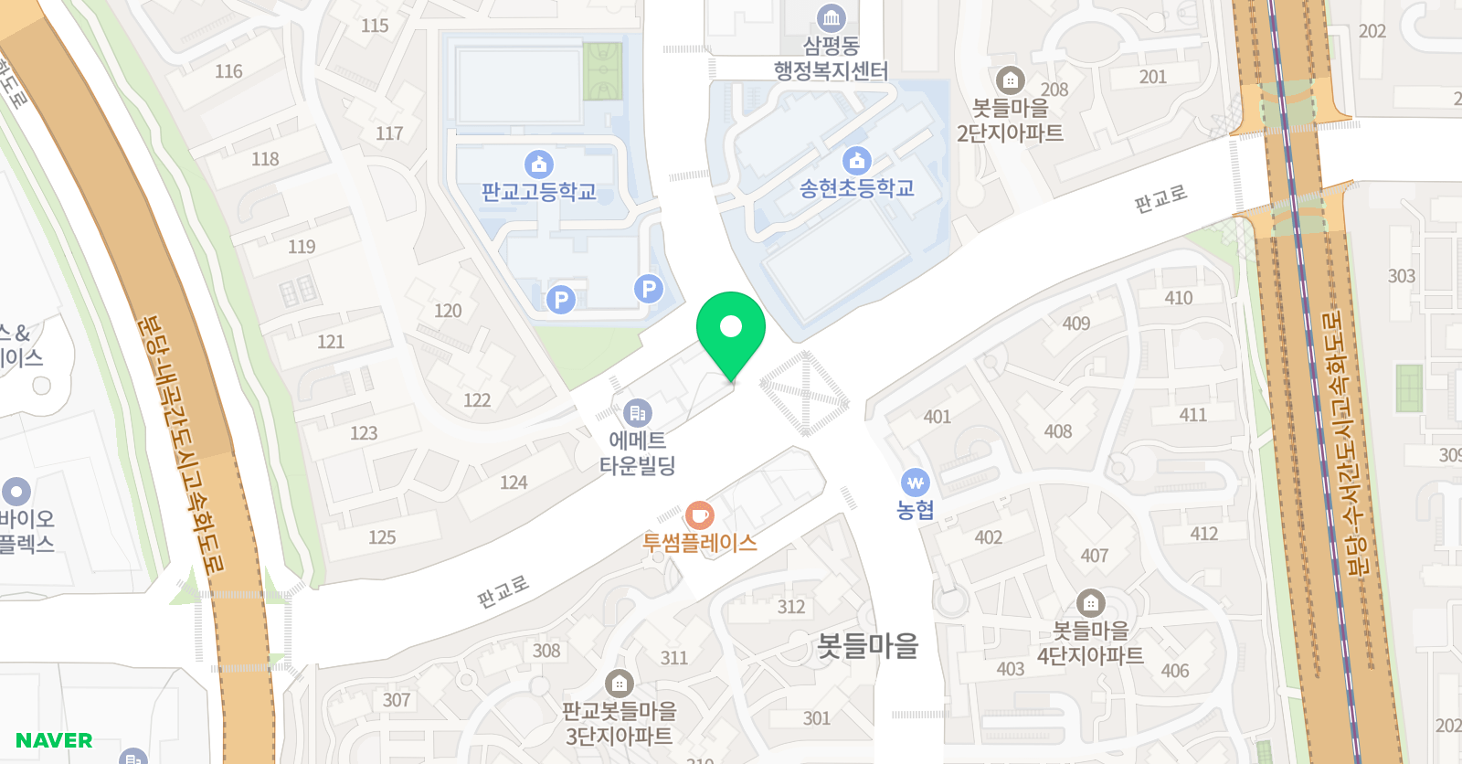 아티숲 미술학원 위치