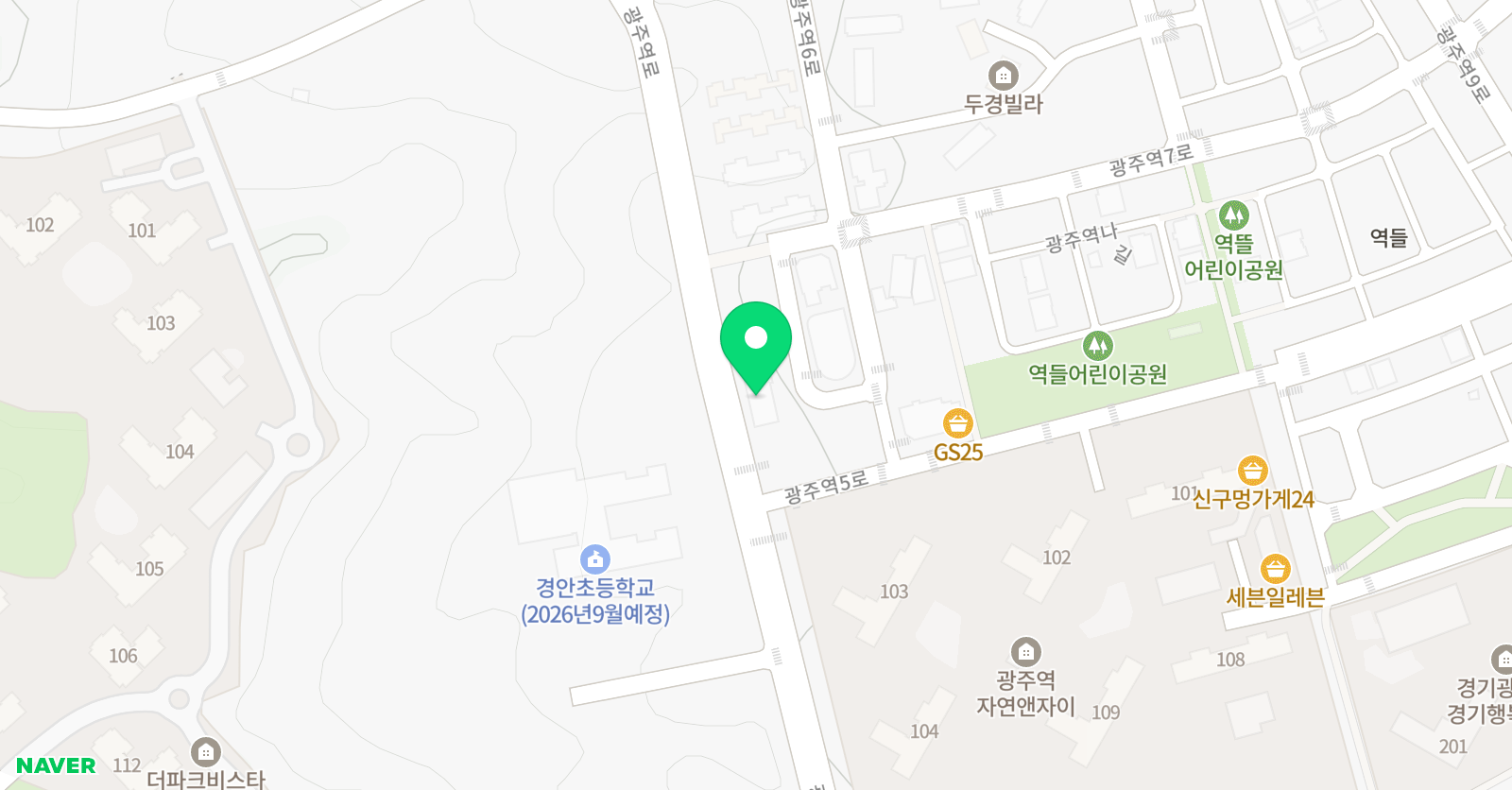 용인대김명훈타이곤 태권도 위치