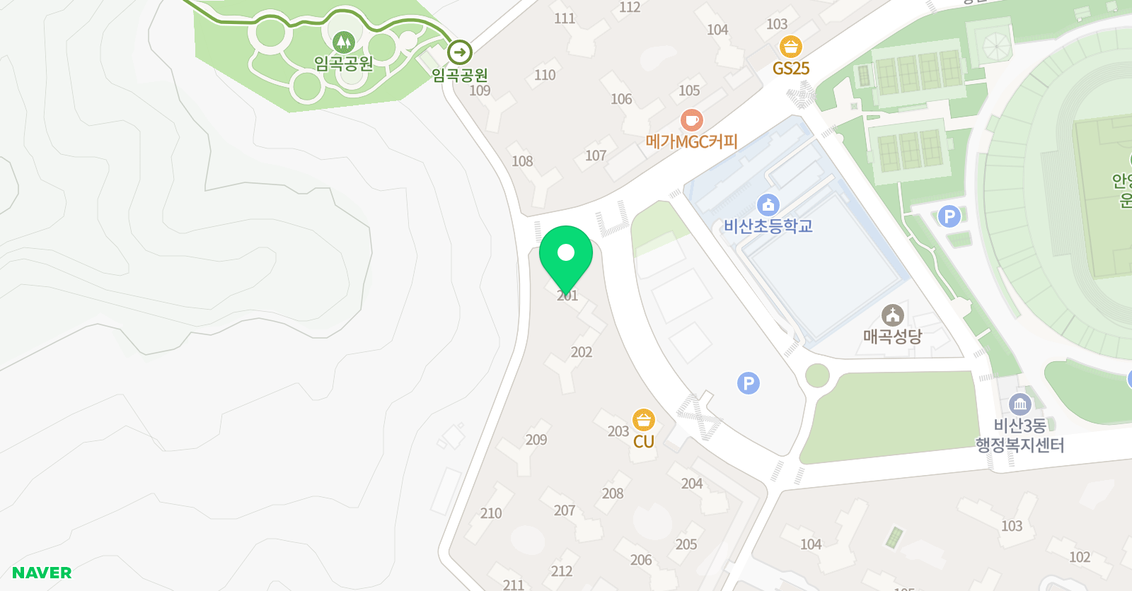 플레이팩토 평촌엘프라우드 위치
