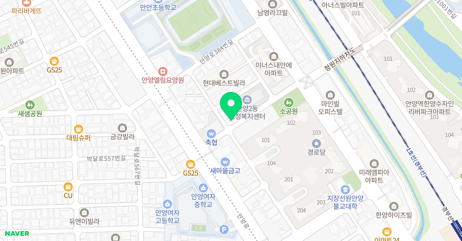 소리마을피아노학원 위치