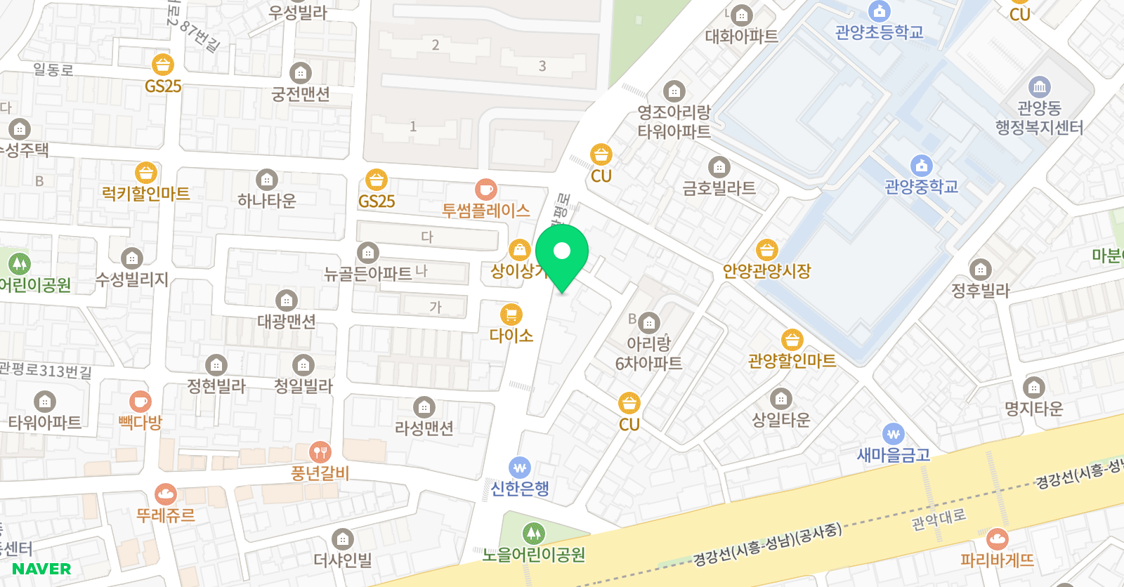 차쌤의 안녕 음악교습소 위치
