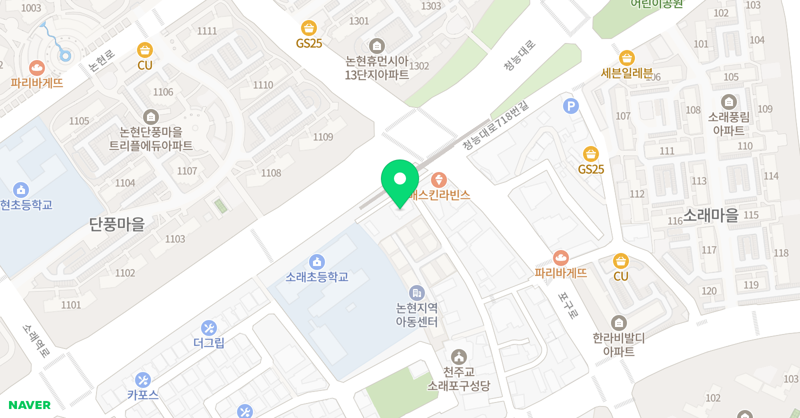 연세대태풍 태권도 위치