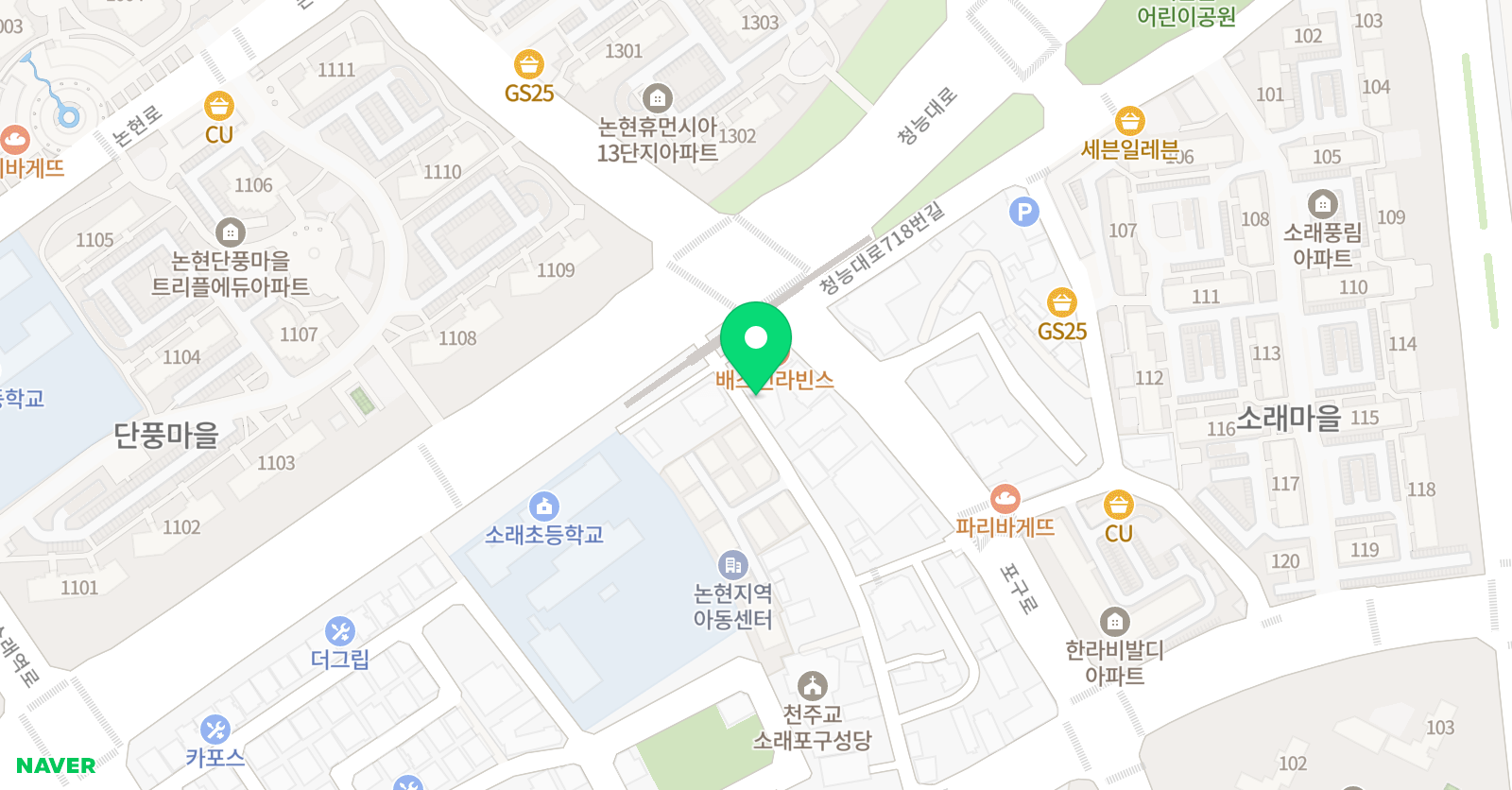 미라클에듀 수학학원 위치