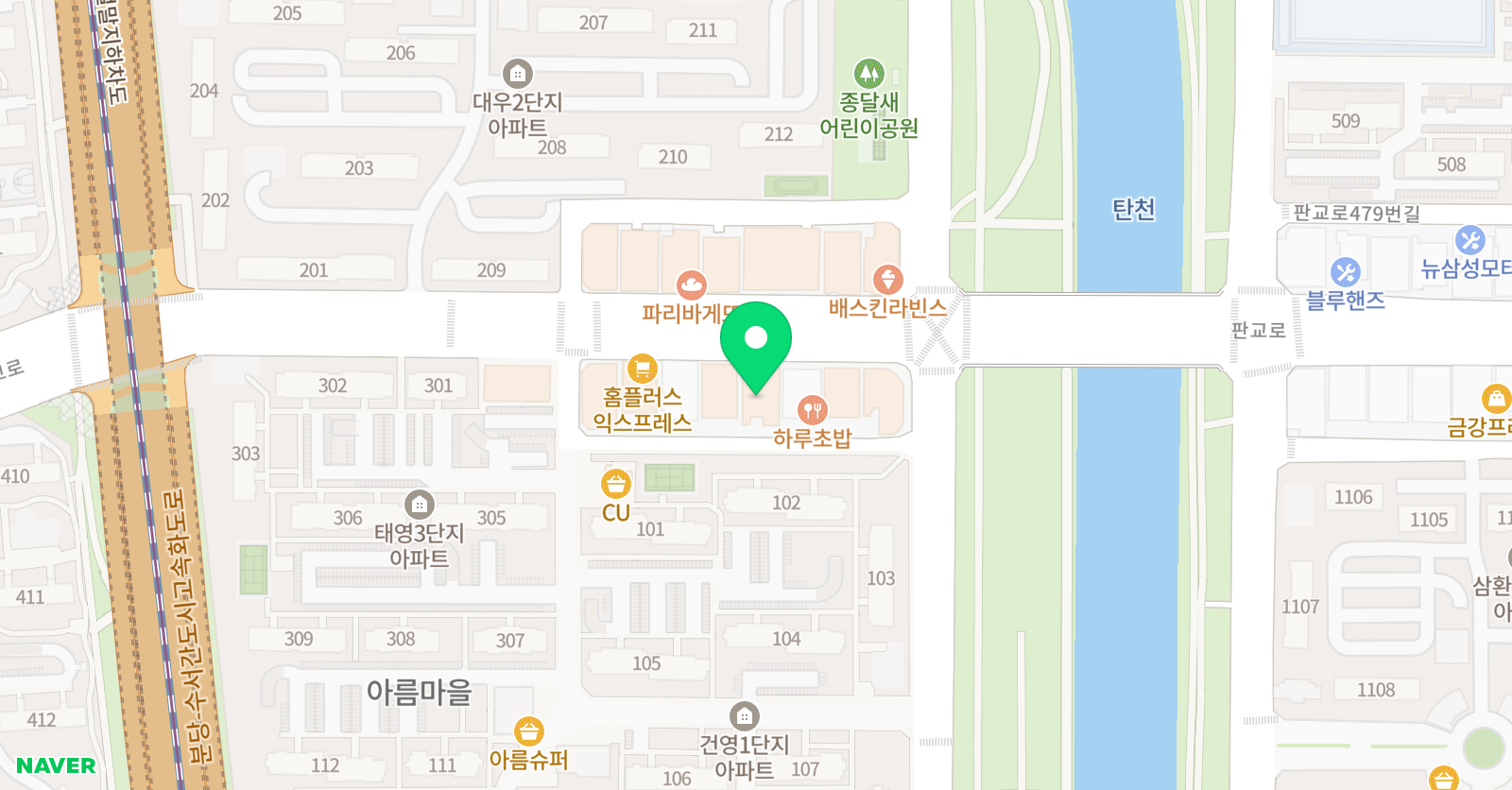 이챕터스 이매점 위치
