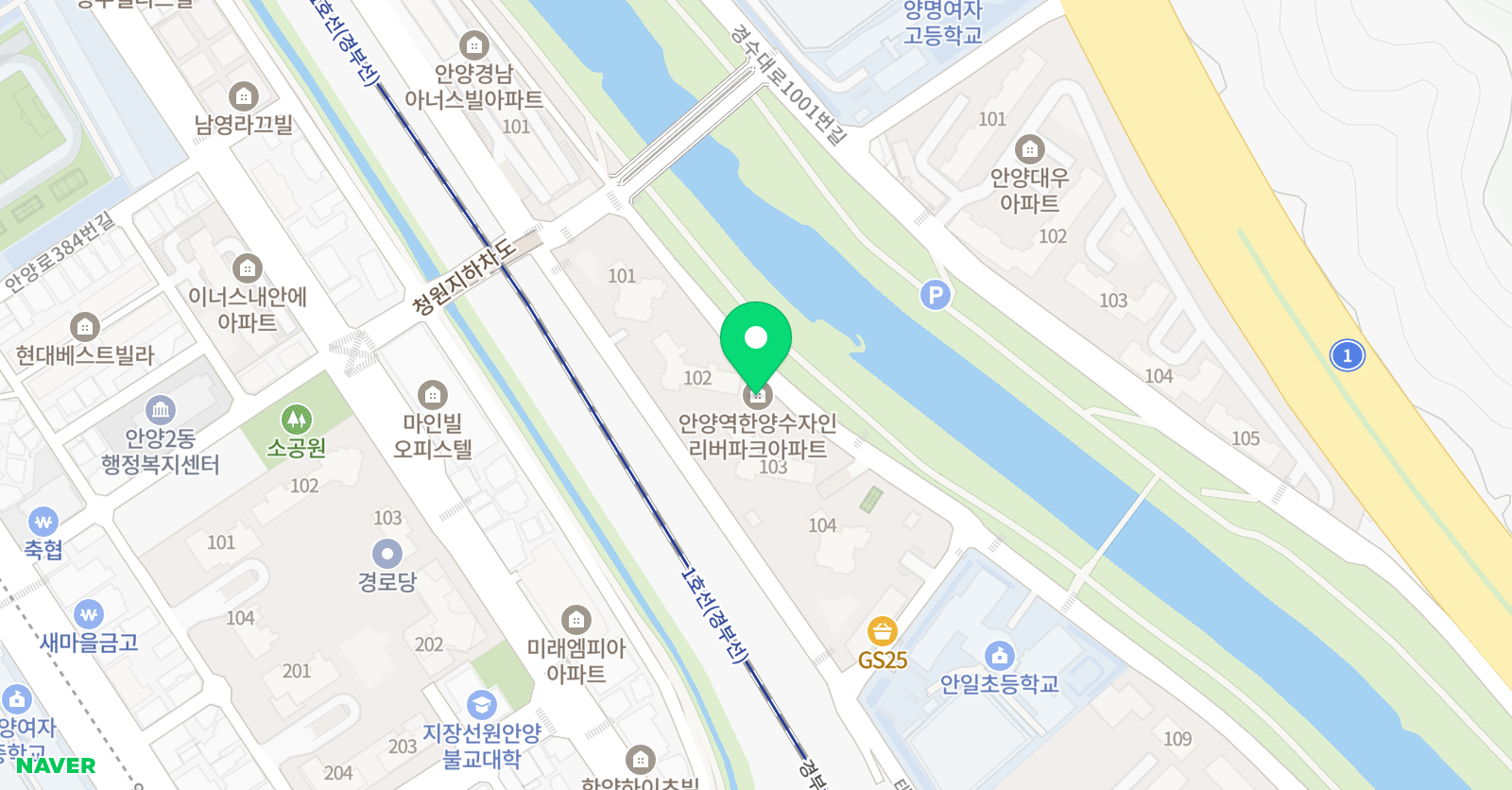 수친앤국친학원 위치