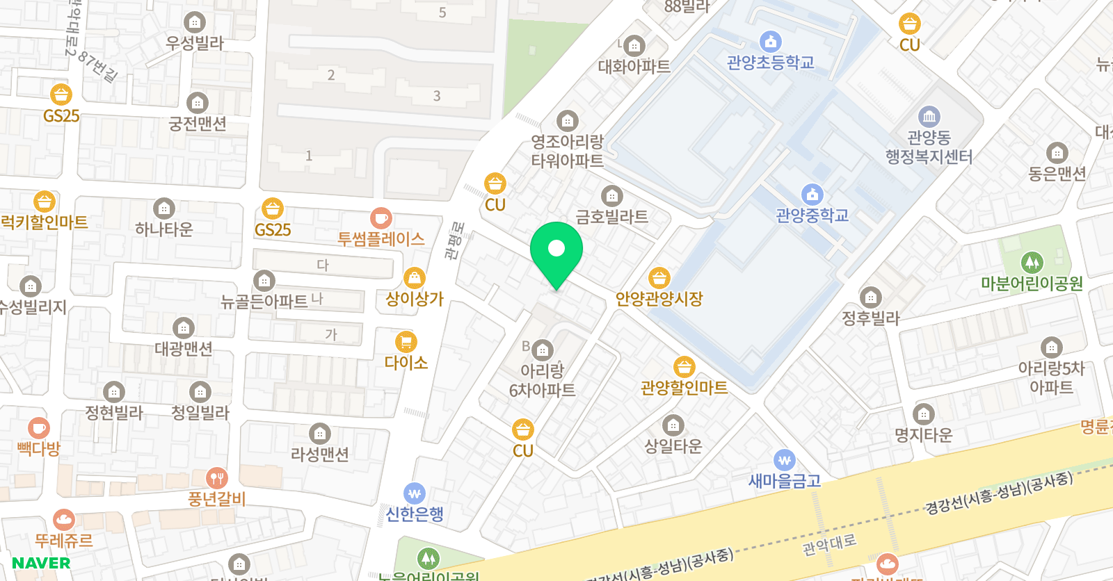 희스토리 학원 위치