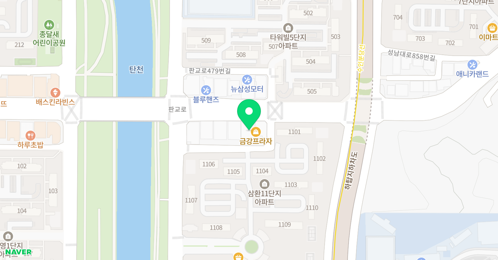 코코스 학원 이매관 위치