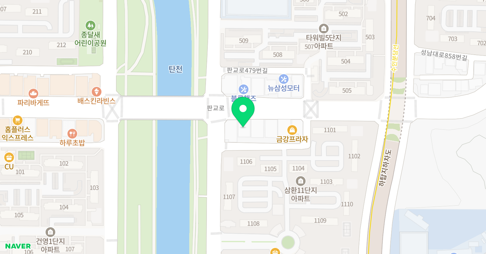 캔비 어학원 분당이매캠퍼스 위치