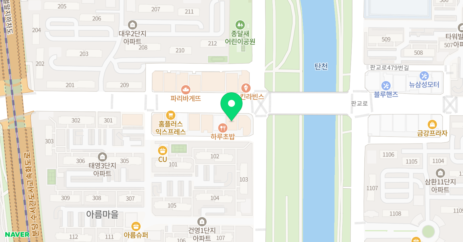 글터 국어학원 위치