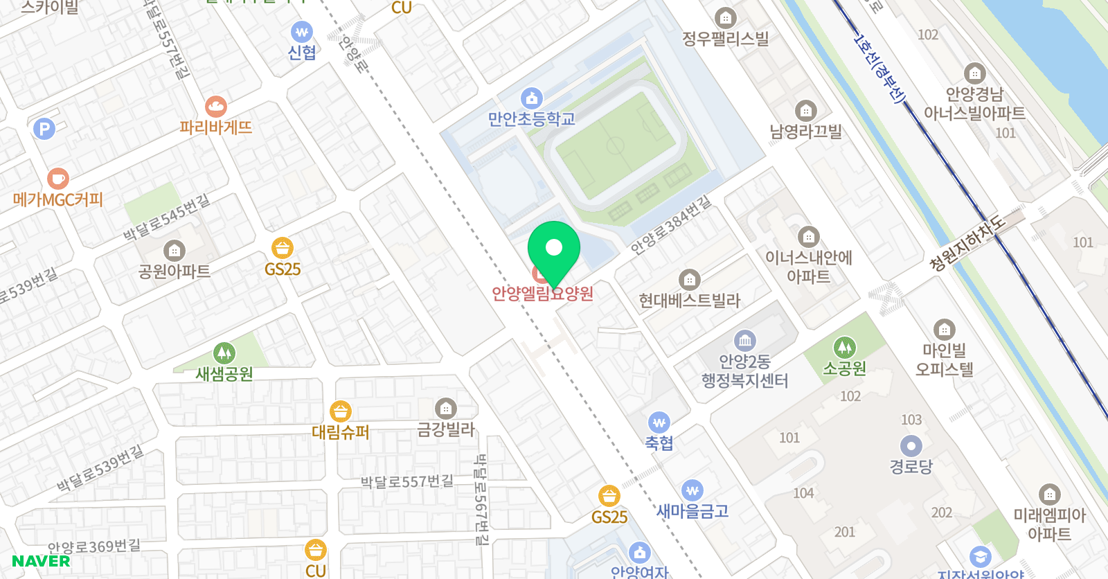 이태협 수학학원 위치