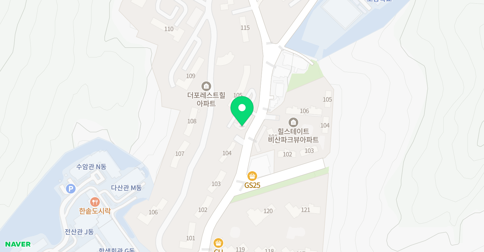 유앤아이 음악학원 위치