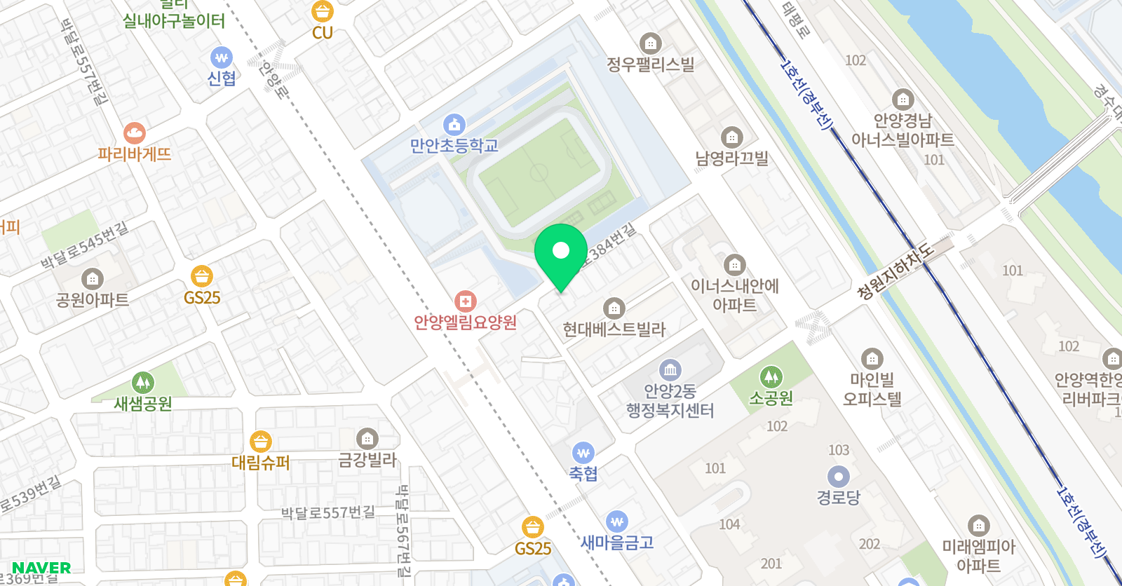 삼성 영어 영재수학학원 위치