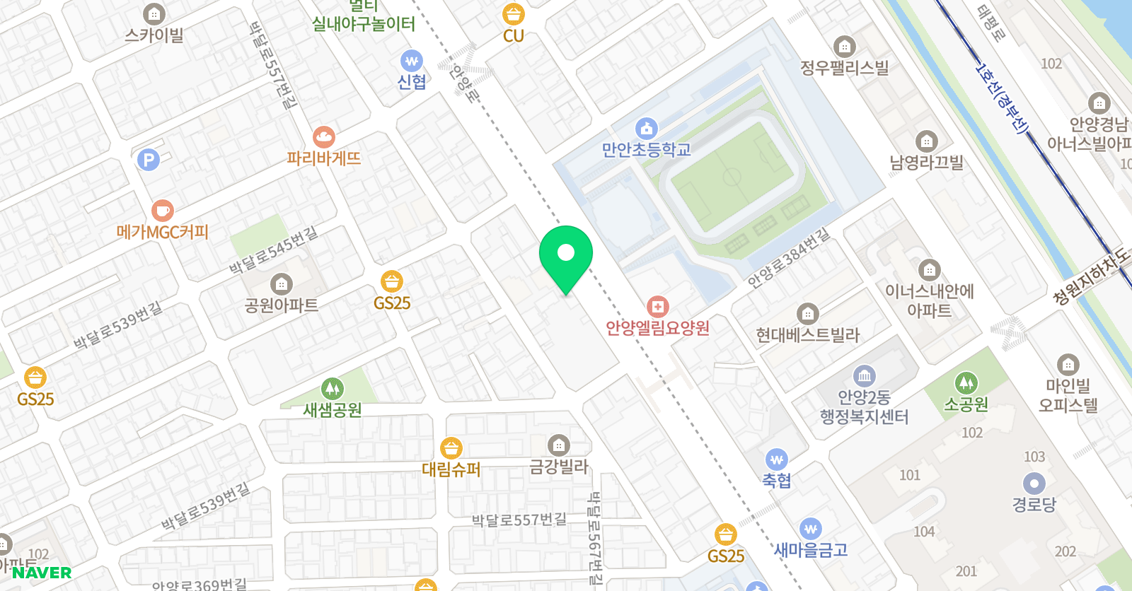 예지 음악학원 위치
