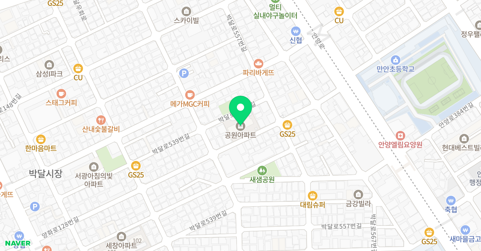 정수학 공부방 위치