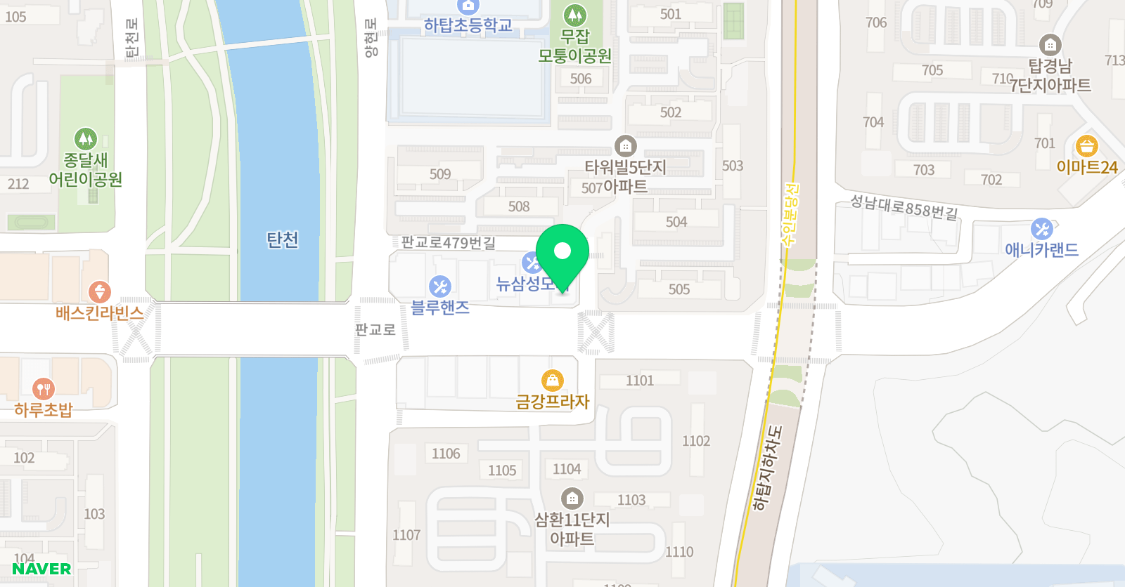 내친구 피아노학원 위치