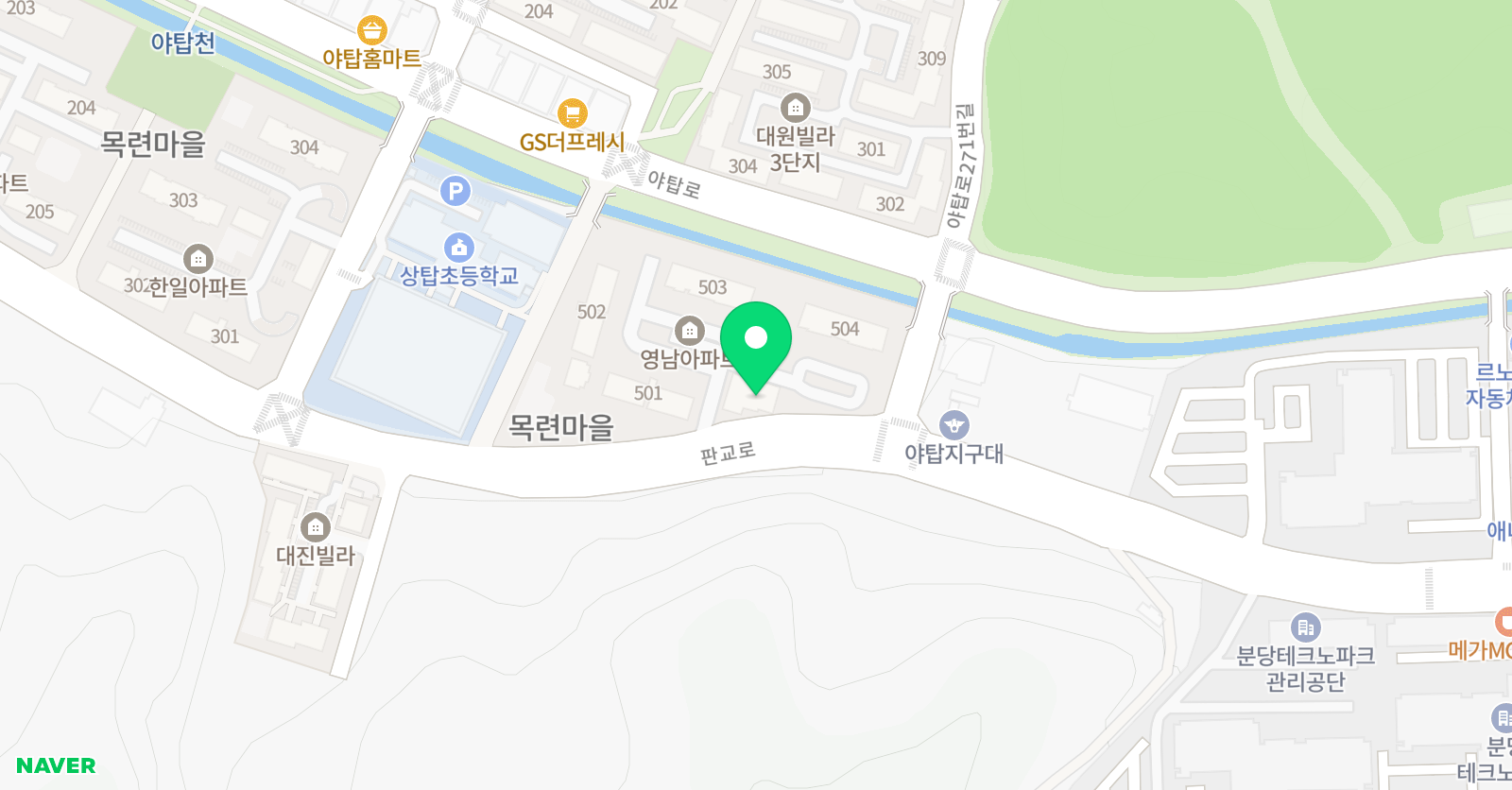 더샵 피아노교습소 위치
