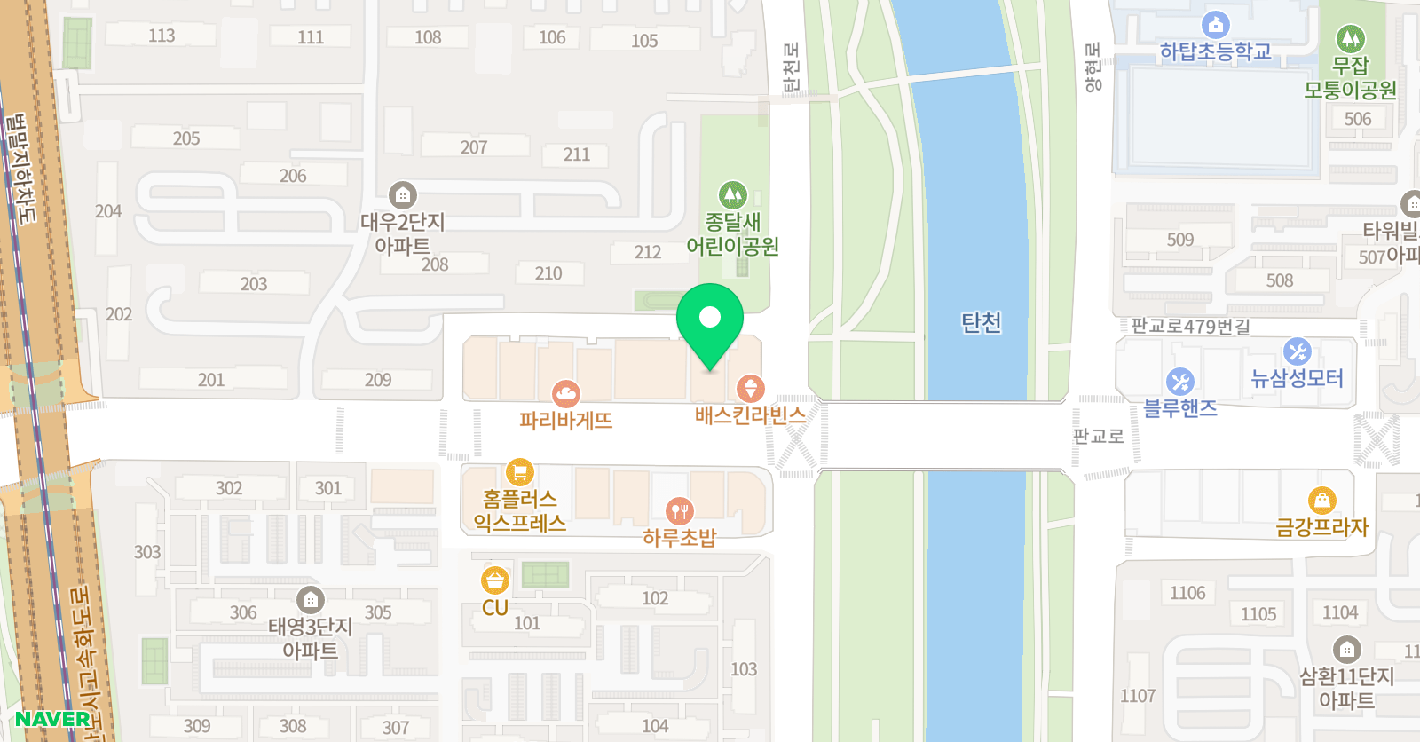 트리플에스 수학 본점 위치