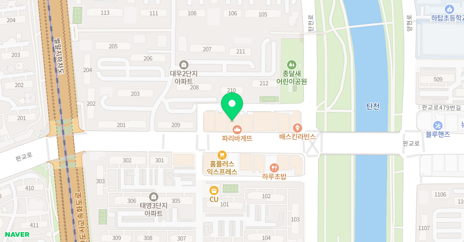 현 스트링음악학원 위치
