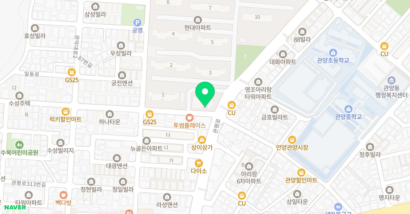 예닮 미술학원 위치