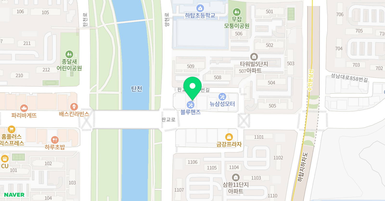 유노점프 야탑센터 위치
