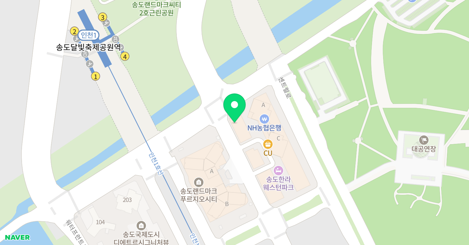 송도 라이언 스포츠교실 위치