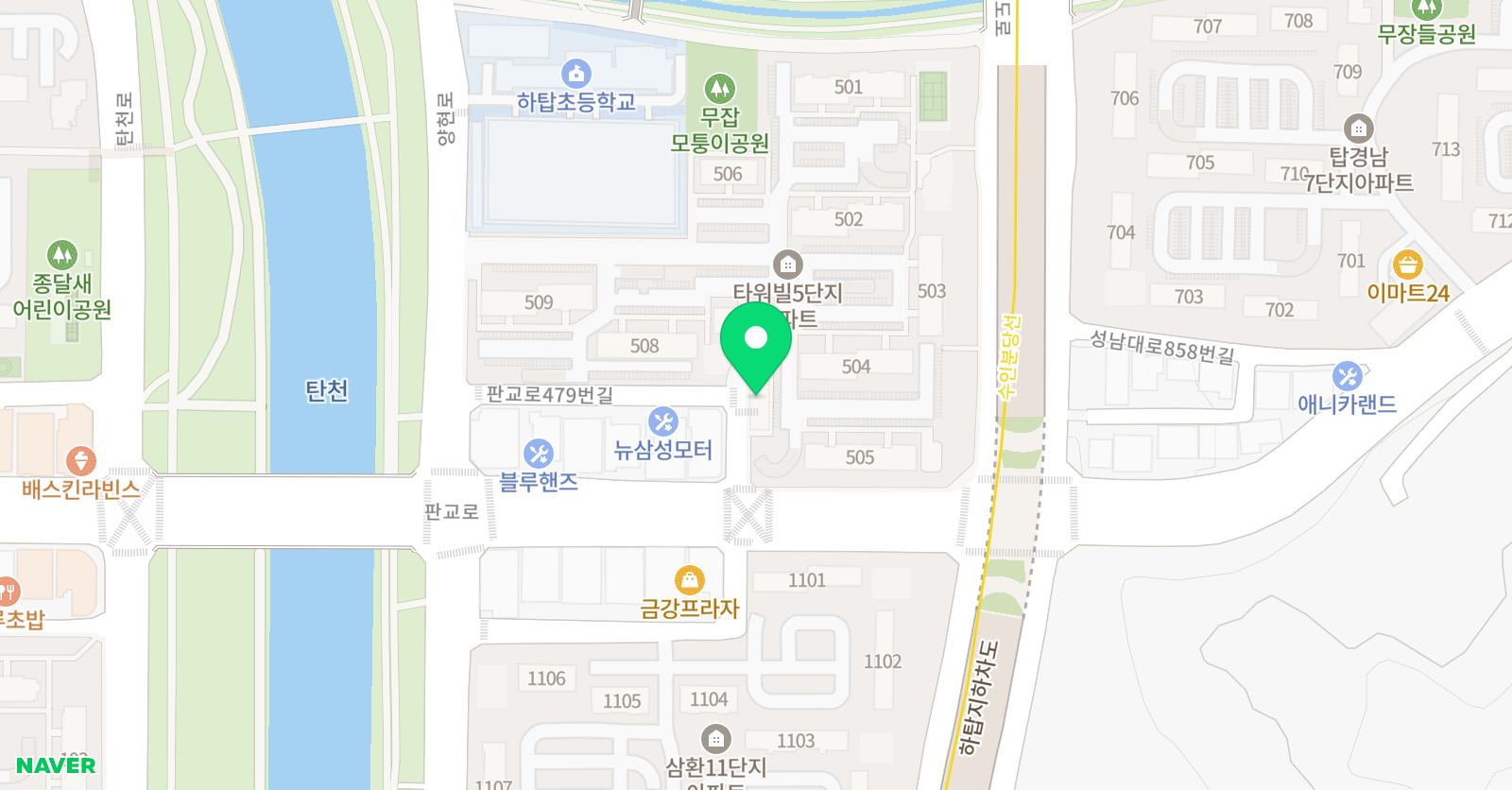 라라 피아노음악교습소 위치