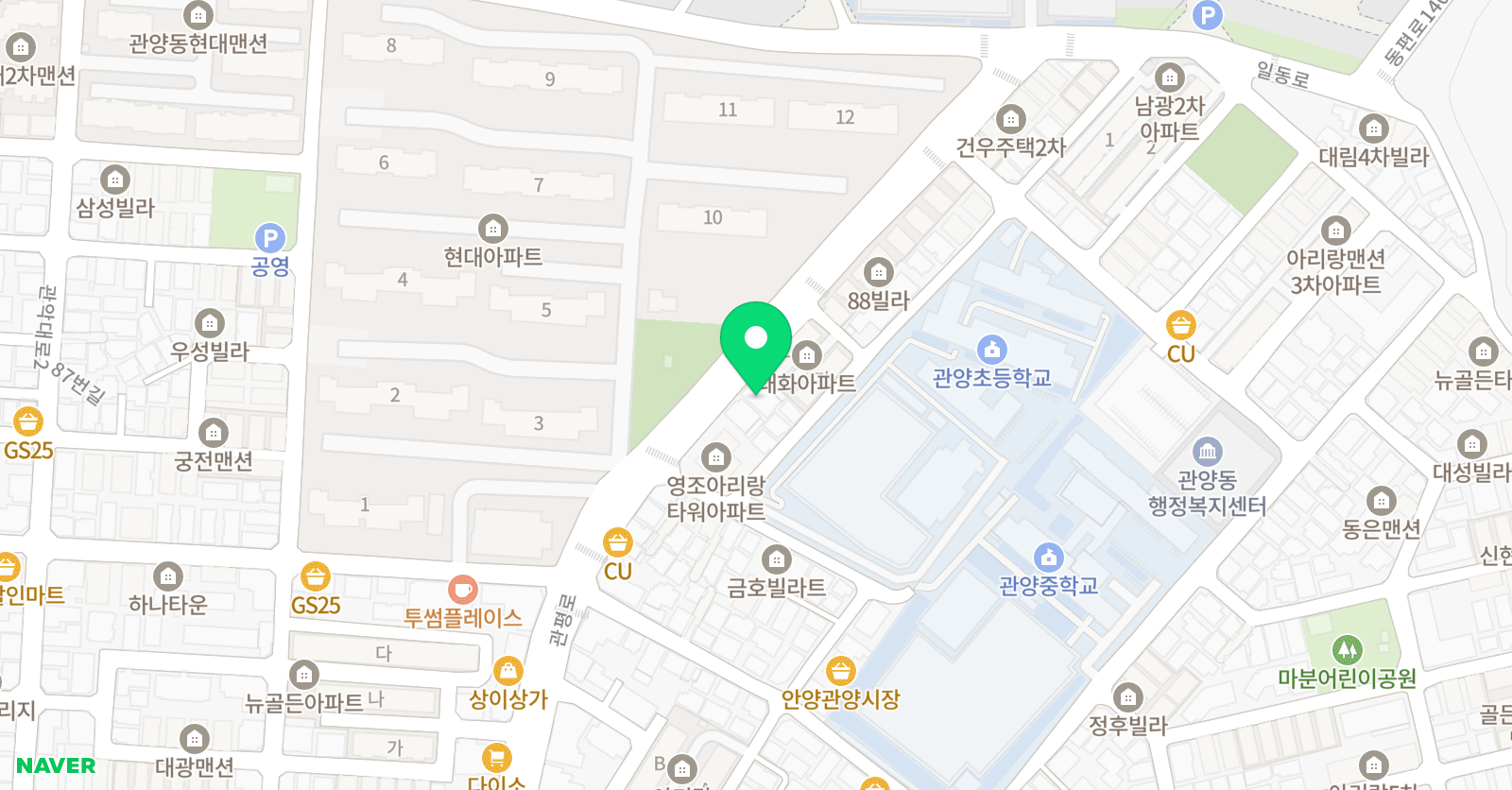 미토나인 학원 위치