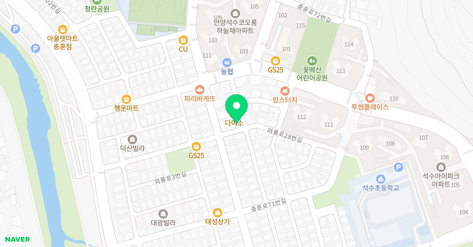 충훈음악학원 위치