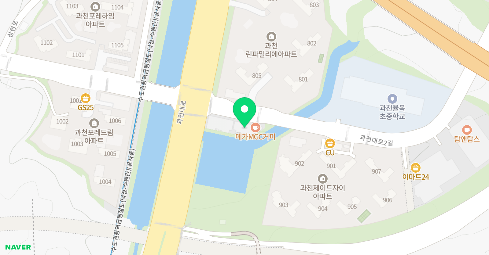 유투엠 과천갈현지식정보타운캠퍼스 위치