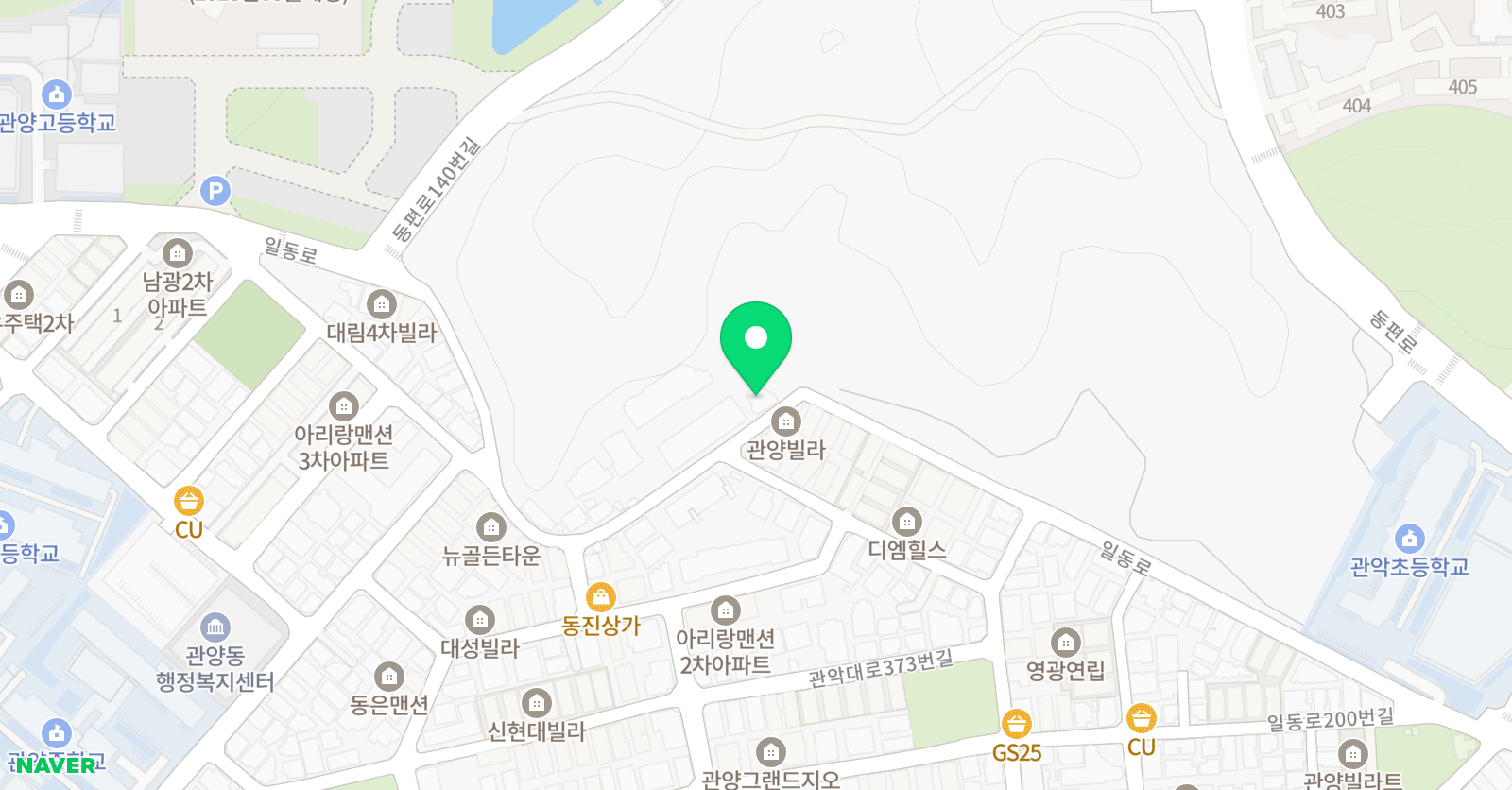 하얀돌 미술학원 위치