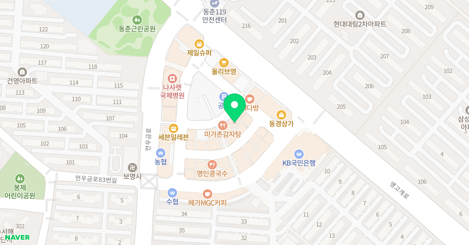 두드림 수학전문학원 위치