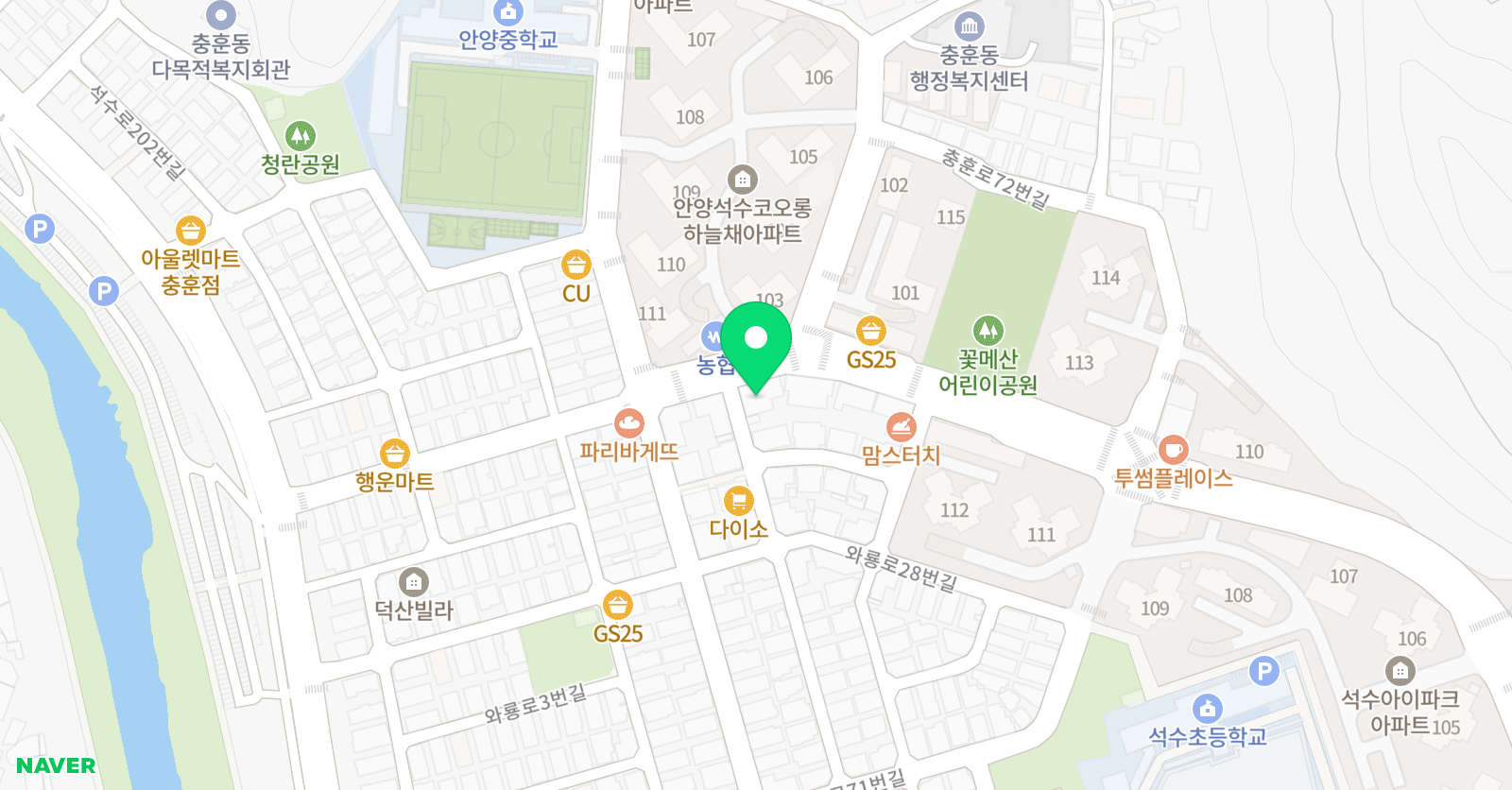충훈 태권도 위치
