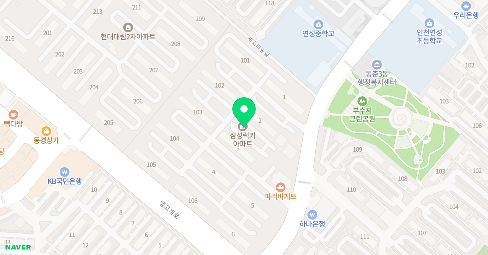 지은쌤의 수학교실 위치