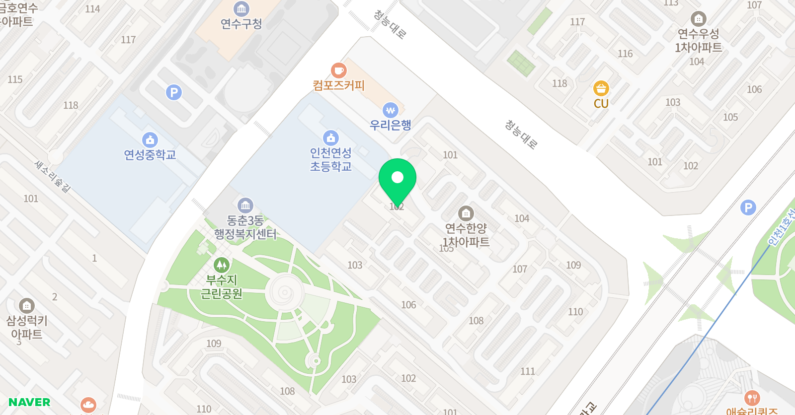 기탄 사고력교실 연수한양점 위치