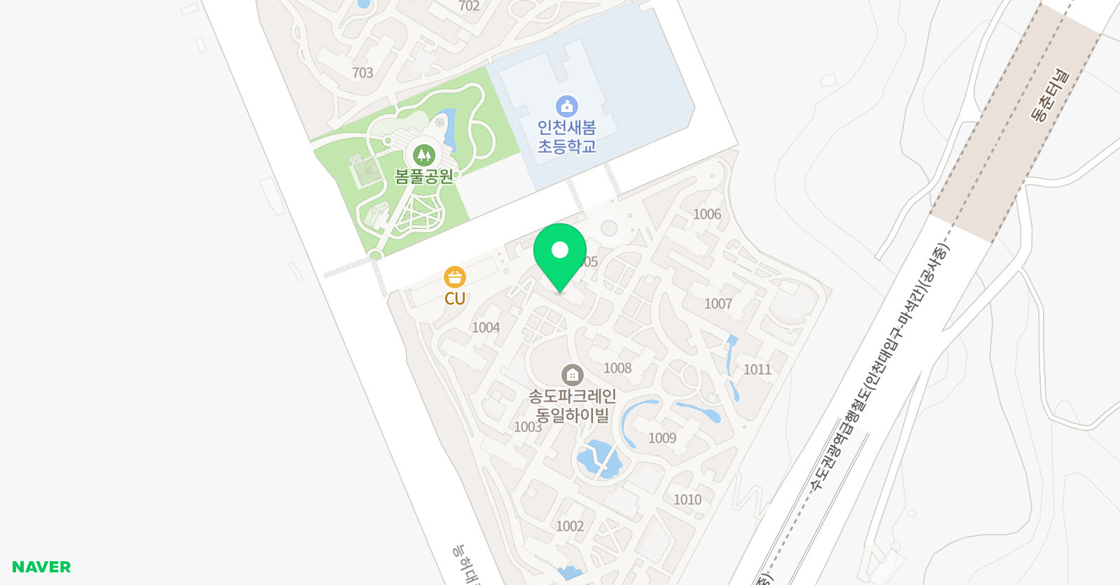 파크레인 잉글리쉬 위치